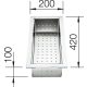 BLANCO 219649 Tartozék tál nemesacél 420x200 Zerox-hoz
