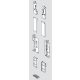 BLUM ZI7.2CS0 front rögzítő Legrabox C Polar Silver