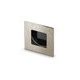 HETTICH 9207531 fogantyú Apolda  65x65 mm fényes fekete/nemesacél