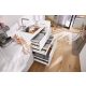 K-BLUM Antaro D 550 mm/30 kg, Blumotion/TOB, fehér SW, inserta, mosogató