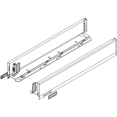 K-BLUM Legrabox M 600 mm/70 kg, Blumotion/TOB, acél, expando