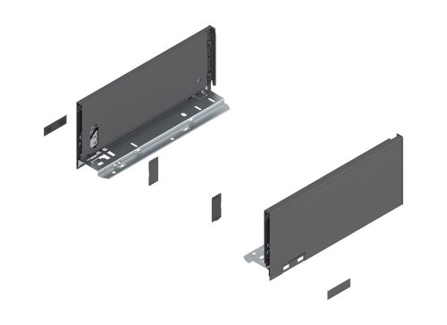 K-BLUM Legrabox K 600 mm/70 kg, Blumotion/TOB, sötétszürke OG-M, expando