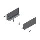K-BLUM Legrabox K 600 mm/70 kg, Blumotion/TOB, sötétszürke OG-M, csavar