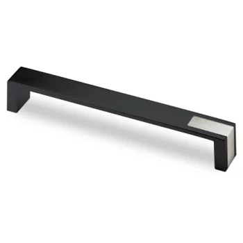   HETTICH 9207481 fogantyú Intra 204/192 mm matt fekete/nemesacél imitáció