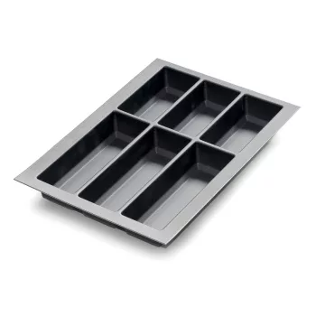   Evőeszköztartó Classico Kristall softTouch 40 (322 x 474 mm) fekete