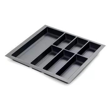   Evőeszköztartó Classico Kristall softTouch 60 (522 x 474 mm) fekete