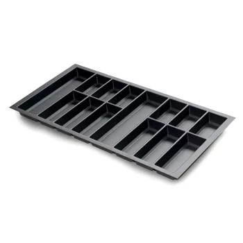   Evőeszköztartó Classico Kristall softTouch 100 (922 x 474 mm) fekete
