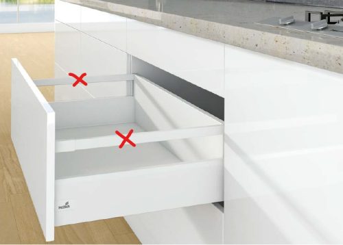 K-HETTICH ArciTech, front kihuzású, fehér, 270/126/218, 40kg, SiSy