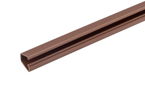StrongLumio kábelcsatorna 12x7mm öntapadó sötét fa imitáció 1m
