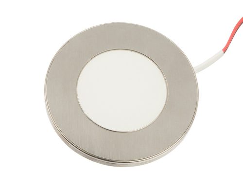 LED spotlámpa BAILEN 12V 3W csiszolt acél/meleg fehér