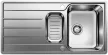 BLANCO 523032 Mosogató LEMIS 6S-IF nemesacél szálcsiszolt excenter nélkül