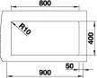 BLANCO 523141 Mosogató Subline 800-U antracit InFino kézikönyv Silgranit PuraDur