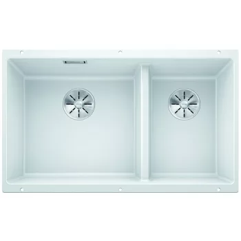   BLANCO 523155 Mosogató Subline 430/270-U fehér InFino kézikönyv SilgranitPuraDur