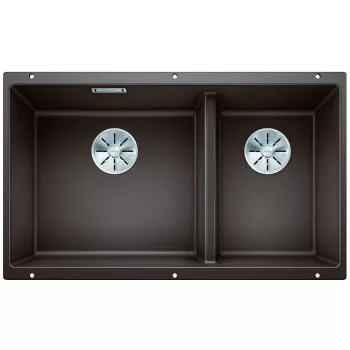   BLANCO 523160 Mosogató Subline 430/270-U kávé InFino kézikönyv Silgranit PuraDur