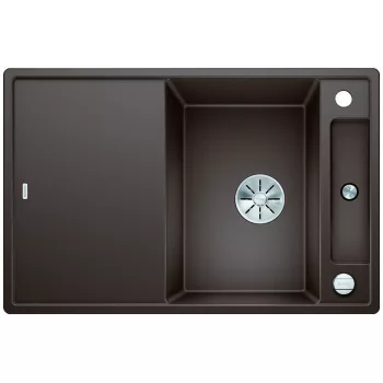   BLANCO 523204 Mosogató Axia III 45 S-F kávé InFino excenterrel Silgranit PuraDur