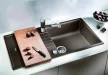 BLANCO 523272 Mosogató Zia XL 6 S Compact kávé excenterrel Silgranit PuraDur