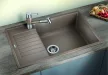 BLANCO 523282 Mosogató Zia XL 6 S Compact kávé excenter nélkül Silgranit PuraDur