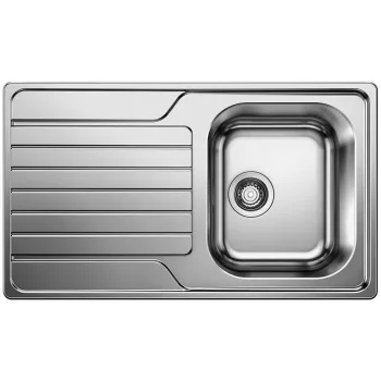   BLANCO 523374 Mosogató Dinas 45S szálcsiszolt nemesacél excen.nélk.nemesacél