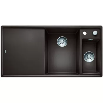   BLANCO 523471 Mosogató Axia III 6 S kávé InFino excenterrel Silgranit PuraDur
