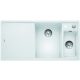 BLANCO 523486 Mosogató Axia III 6S-f fehér InFino excenterrel Silgranit PuraDur