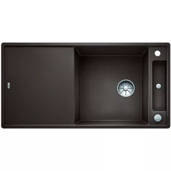   BLANCO 523519 Mosogató Axia III XL 6 S kávé InFino excenterrel silgránit PuraDur