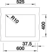 BLANCO 523562 Mosogató Subline 340/160-U fehér InFino kézikönyv SilgranitPuraDur