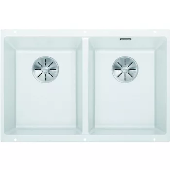   BLANCO 523578 Mosogató Subline 350/350-U fehér InFino kézikönyv SilgranitPuraDur