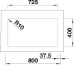 BLANCO 523581 Mosogató Subline 350/350-U tartufo InFino kézikönyv SilgranitPura