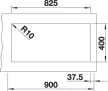 BLANCO 523584 Mosogató Subline 480/320-U antracit InFino kézikönyv SilgranitPura