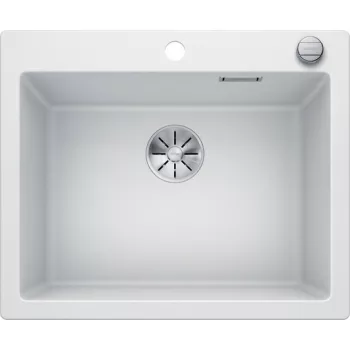   BLANCO 523690 Mosogató Pelon 6 fehér InFino excenterrel Silgranit PuraDur