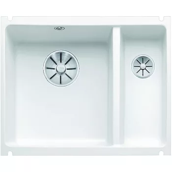   BLANCO 523741 Mosogató Subline 350/150-U fényes fehér InFino kézikönyv PuraPlus