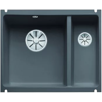   BLANCO 523746 Mosogató Subline 350/150-U bazalt InFino kézikönyv PuraPlus