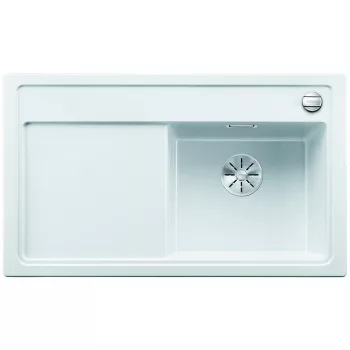   BLANCO 523816 Mosogató Zenar 45S-f fehér InFino excenterrel Silgranit PuraDur