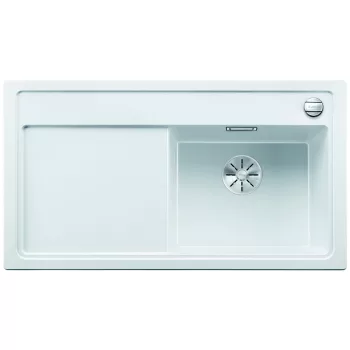   BLANCO 523876 Mosogató Zenar 5S-f fehér InFino excenterrel Silgranit PuraDur