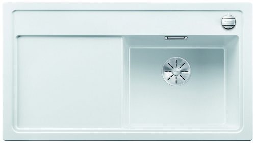 BLANCO 523938 Mosogató Zenar 5S fehér InFino excenterrel Silgranit PuraDur