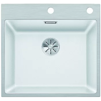   BLANCO 524112 Mosogató Subline 500-IF/A fehér InFino dugóemelővel Silgranit Pura