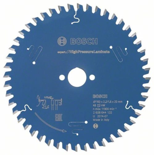 BOSCH 2608644132 Pilový kotouč Expert for High Pressure Laminate 160 x 20 mm, 48
