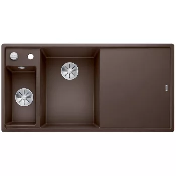   BLANCO 524662 mosogató AXIA III 6 S kávé SILGRANIT® PuraDur®