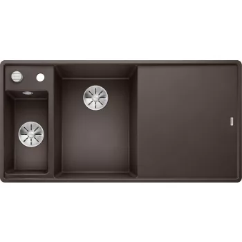   BLANCO 524674 Mosogató síkba AXIA III 6 SF kávé SILGRANIT® PuraDur®