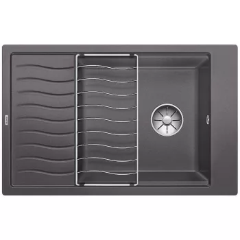   BLANCO 524845 mosogató ELON XL 6 S szürke kő SILGRANIT® PuraDur®, excenter nélkü