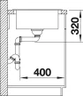 BLANCO 524848 mosogató ELON XL 6 S fehér SILGRANIT® excenter nélkül, kiegészítők