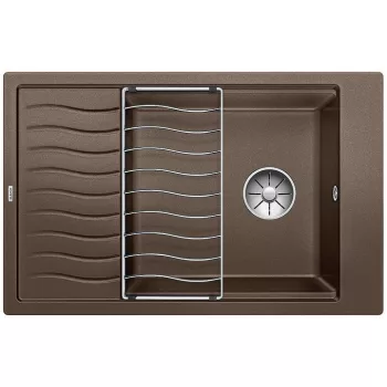   BLANCO 524853 Mosogató ELON XL 6 S kávé SILGRANIT® excenter nélkül, kiegészítőkk