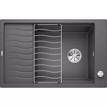   BLANCO 524855 szintű mosogató ELON XL 6 SF szürke kő SILGRANIT®, excentrikus
