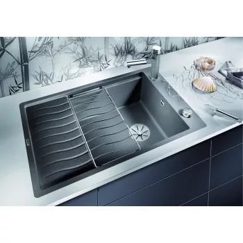   BLANCO 524859 szintű mosogató ELON XL 6 SF SILGRANIT® excentrikus kávé