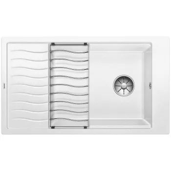   BLANCO 524874 mosogató ELON XL 8 S fehér SILGRANIT® PuraDur®
