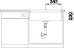 BLANCO 525167 Mosogató ETAGON 700-U antracit excenter nélkül Silgranite InFino