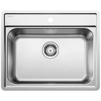   BLANCO 525108 Mosogató LEMIS 6-IF szálcsiszolt rozsdamentes acél, excenter nélkü