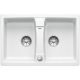 BLANCO 524954 mosogató LEXA 8 white SILGRANIT® PuraDur®