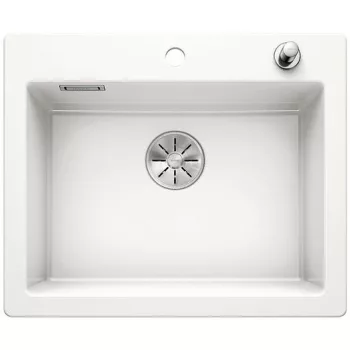   BLANCO 524731 mosogató PALONA fényes fehér PuraPlus® kerámia