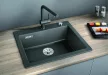 BLANCO 524738 mosogató PALONA fekete kerámia PuraPlus®